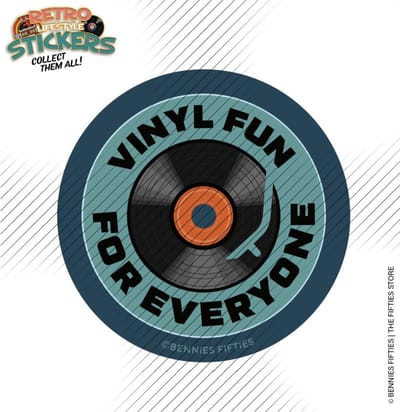 Vinyl Fun For Everyone Sticker