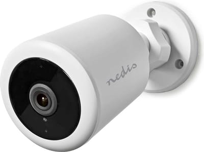 Nedis SmartLife Beveiligingscamera - Extra camera voor SLNVR201CWT Camera Systeem - Full HD 1080p - IP65 - Nachtzicht - Wit