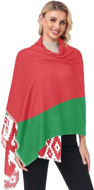 Dames Sjaal - Omslagdoek Winter - Warm Blijven - Zacht Materiaal - 94x188 cm - Zwart