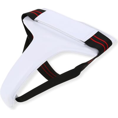Dames Taekwondo Kruisbeschermer Boksen Karate Jockstrap Sanda Kruisbeschermer S white