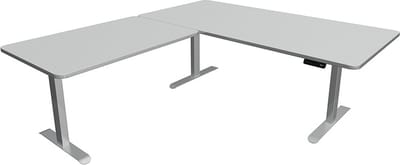 Zit sta hoekbureau Move-3 premium grijs 200x220cm