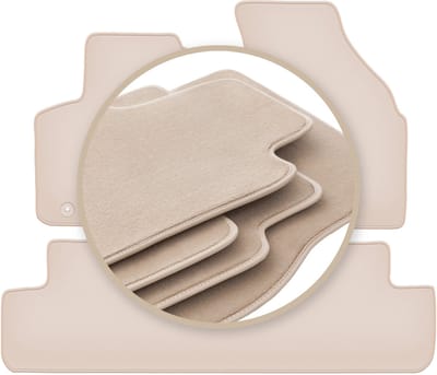 PREMIUM beige matten voor: Daewoo Rezzo minivan 2000-2011