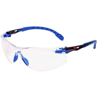 3M Solus S1101SGAF Veiligheidsbril Met anti-condens coating Blauw, Zwart EN 166 DIN 166