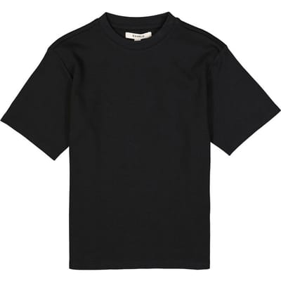 GARCIA Meisjes Effen T-shirt Zwart Korte mouw