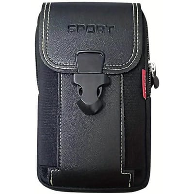 Pochette de ceinture unisexe pour téléphone portable pour homme, sac à dos tactique pour téléphone portable, petit sac à dos pour ceinture et porte-cartes gray