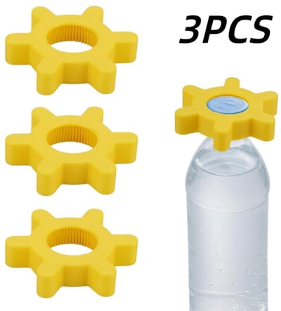 SnelShoppen - 3pcs Waterflesopeners - Multifunctionele Plastic Draai-openers voor Flessen en Blikjes - Ideaal voor Ouderen met Zwakke Handen - Lichtge