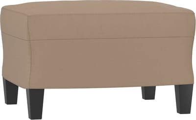 vidaXL - Voetenbank - 60x50x41 - cm - kunstleer - cappuccino