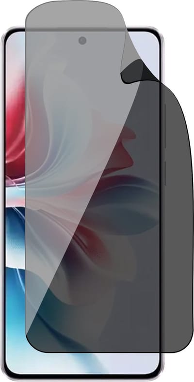 Privacy Screenprotector geschikt voor Oppo Reno 11F - 1x FlexGuard Screen Protector