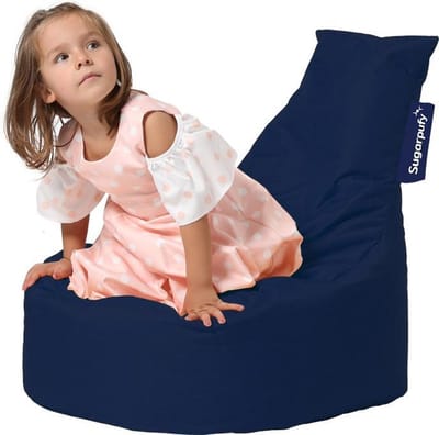 Xoft Living Gamer - Zitzak voor Kinderen - Waterafstotend - Ergonomisch - Donker Blauw