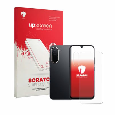 upscreen - Screenprotector voor Xiaomi Redmi A7 Pro (Voor+Camera) - Folie Beschermfolie transparant
