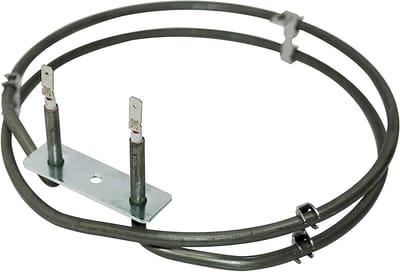 Verwarmingselement Oven - Ovenonderdeel - Oven Reparatie - 2 Spiraals - 2000 Watt - Zilver
