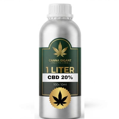 Cannagigant - CBD olie - 20% - 1 liter