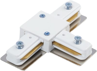 Qub T-koppelstuk - Voor Focus 1-fase railverlichting - Wit