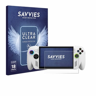 Savvies - Screenprotector voor ASUS ROG Xbox Ally - Folie Beschermfolie transparant 18 Stuks