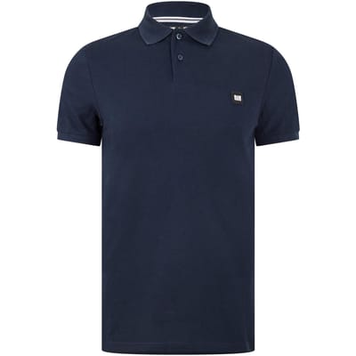 Weekend Offender Heren Barnum Poloshirt met Korte Mouwen (Marine)
