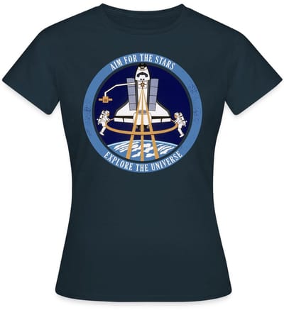 NASA Aim For The Stars T-Shirt Dames