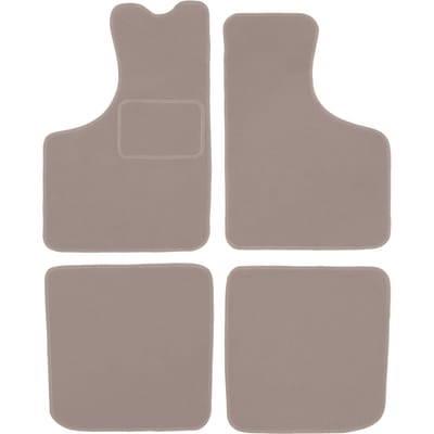 Beige veloursmatten voor: Skoda 100S / 100L sedan (1969-1977)