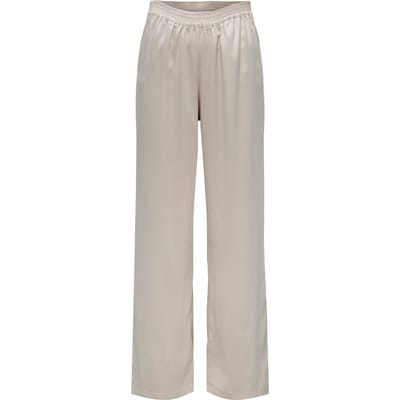 Only - Maat XS - Broek Onlvictoria Satin Pant Noos Creme Dames