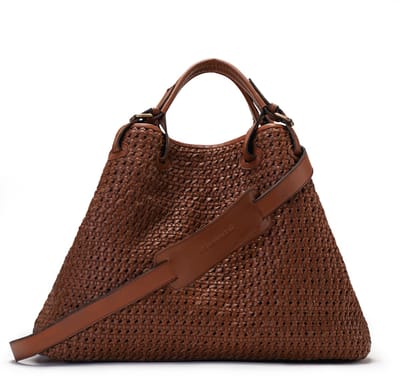 DE LAMASSU® Lyra Leren Shopper Dames – Grote Handtas van Echt Leer – Gevlochten Design –53× 31 × 20 cm