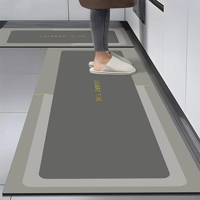Badkamervloermat Sterk Absorberend Eenvoudig Vuilafstotend Antislip Diatomeeënaarde Vloermat Huishoudelijk Sneldrogend Keukenvloermat 60 * 90cm