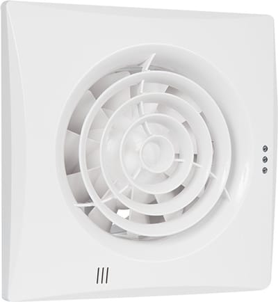 Badkamer-/ toiletventilator Silencio 100 T wit