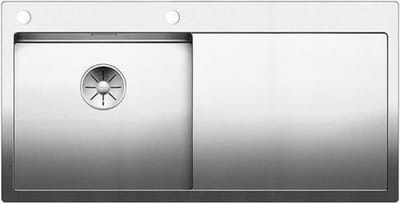 Spoelbak Blanco Claron 5 S-IF 521626 vlakinbouw. Bak links. Trekknop