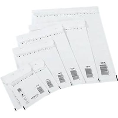 Schäfer Shop Pure Luchtkussenenveloppen,150 x 215 mm, wit, 10 stuks