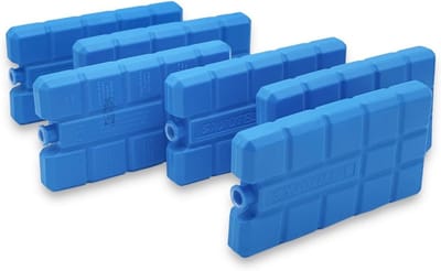 Set van 6 Vriesblokken - Herbruikbaar - Geavanceerde Koeltechnologie - Compact Formaat - Voor Koelboxen en Koeltassen