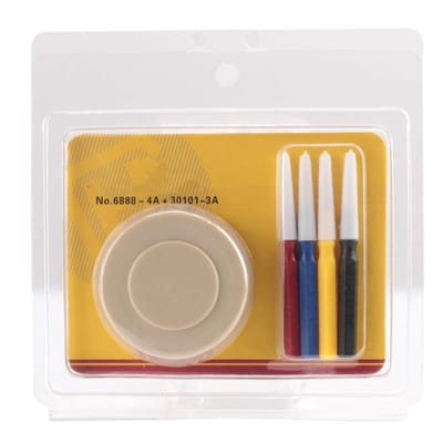 Solidchoice- Horlogemaker Professionele Olieset - 4 Oliestiften - Oliekop van Duurzaam Plastic - Horlogemakers Gereedschap - 3 Verdiepingen voor Olie - Handig in Gebruik - Horloge Olie Set
