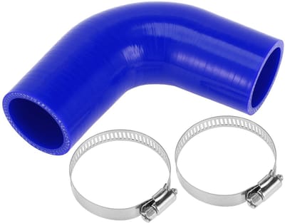 Dailygoody - Silicone Slang - Koelslang 90 Graden - Blauwe Auto Slang - Universeel - Hoogtemperatuur Bestendig - Duurzaam en Stevig