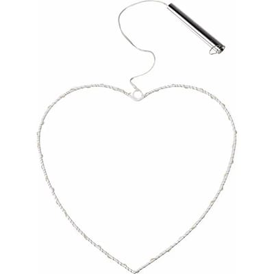 Metalen hart LED wanddecoratie voor kinderen Rex London