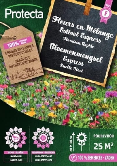 Protecta Bloemen zaden: Gebloemde Tapijtmix 25 m²