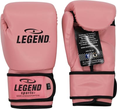Powerfit & Protect Bokshandschoenen Dames Zalm Roze PU 10 oz
