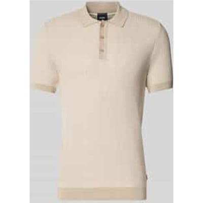 slim fit poloshirt met structuurpatroon model 'Brianoro'