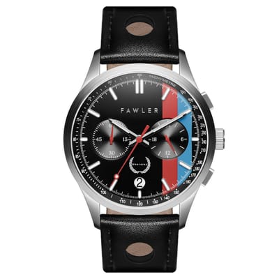 Monterey | Rood en Blauw Racehorloge