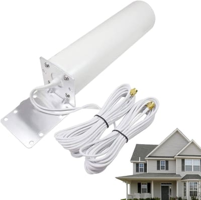 Wifi Extender Buiten - Signaal Booster - Internet Bereik - Weerbestendig Ontwerp - 5 meter bereik - Wit