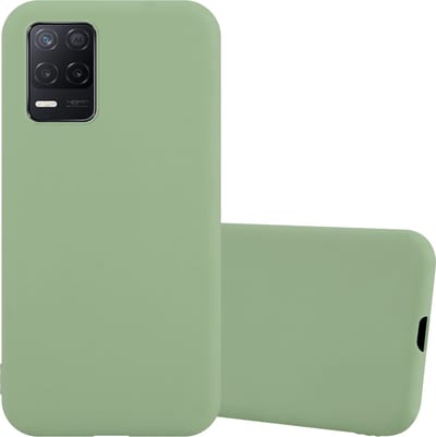 Cadorabo Hoesje geschikt voor Realme 8 5G / V13 / Q3 / Q3i / Narzo 30 5G in CANDY PASTEL GROEN - Beschermhoes gemaakt van flexibel TPU silicone Case Cover