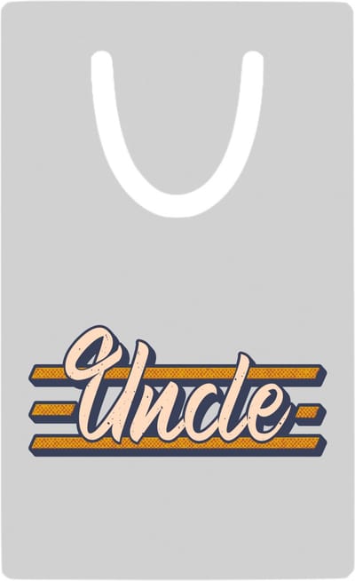 Hacebo® - Uncle metalen boekenlegger - Oom - oom - Verjaardag - cadeautje - kado - geschenk Bladwijzer boekenleggers - 7.6 cm x 5cm