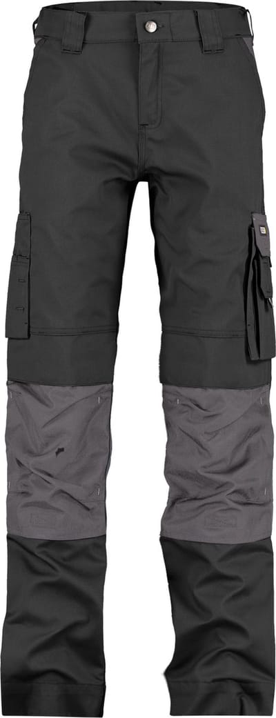 Tweekleurige werkbroek met kniezakken voor dames