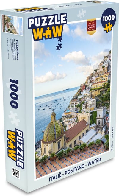 Puzzel Italië - Positano - Water - Legpuzzel - Puzzel 1000 stukjes volwassenen