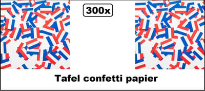 300x Vlaggetjes tafelconfetti Holland - Papier - EK voetbal Nederland thema feest Party festival evenement