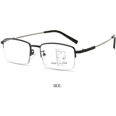 Fotochromatische Progressieve Zonnebrillen Multifocus Transitie Leesbrillen +100 gray