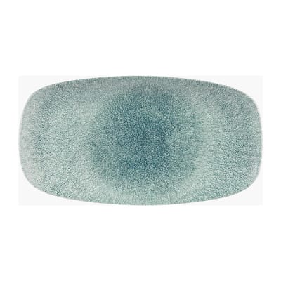 Churchill Raku Jade Green Chefs Ovaal Bord 35.2 x 18.7cm (6 stuks)