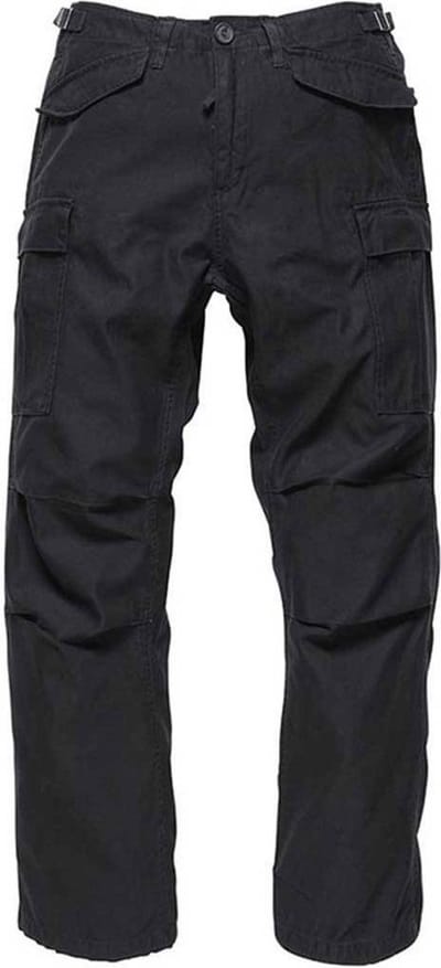 Vintage Industries M65 Heavy Satin Pants Black Outdoorbroek Heren