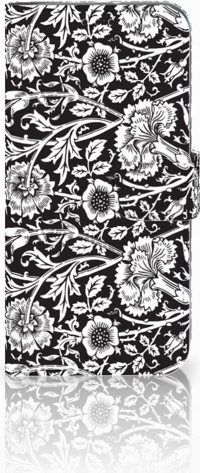 Motorola Moto G7 | G7 Plus Hoesje Black Flowers