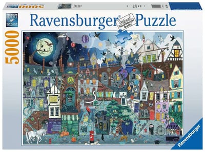 5000 stukjes puzzel la rue fantastique Ravensburger