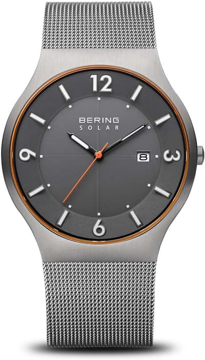 Heren Horloge met Solar Aandrijving en Krasbestendig Saffierglas