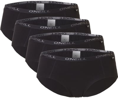 O'Neill Dames Hipsters 4-Pack Zwart - Maat M