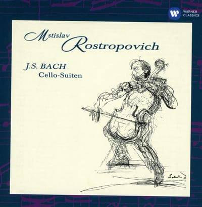 Bach: Cello Suites (2 Klassieke Muziek CD) Mstislav Rostropovic