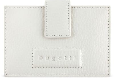 Bugatti Elsa Kredietkaart etui RFID-bescherming Leer 11 cm - 5 Sleuven - weiß